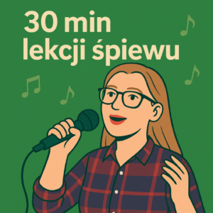 Pakiet 4 lekcje śpiewu 30 min